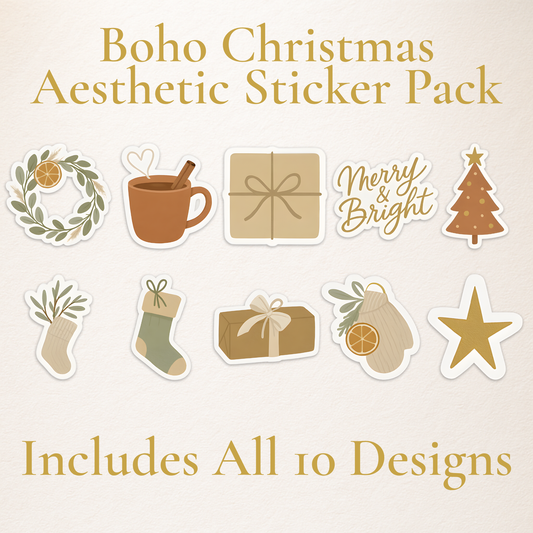 Cozy Christmas Sticker Collection