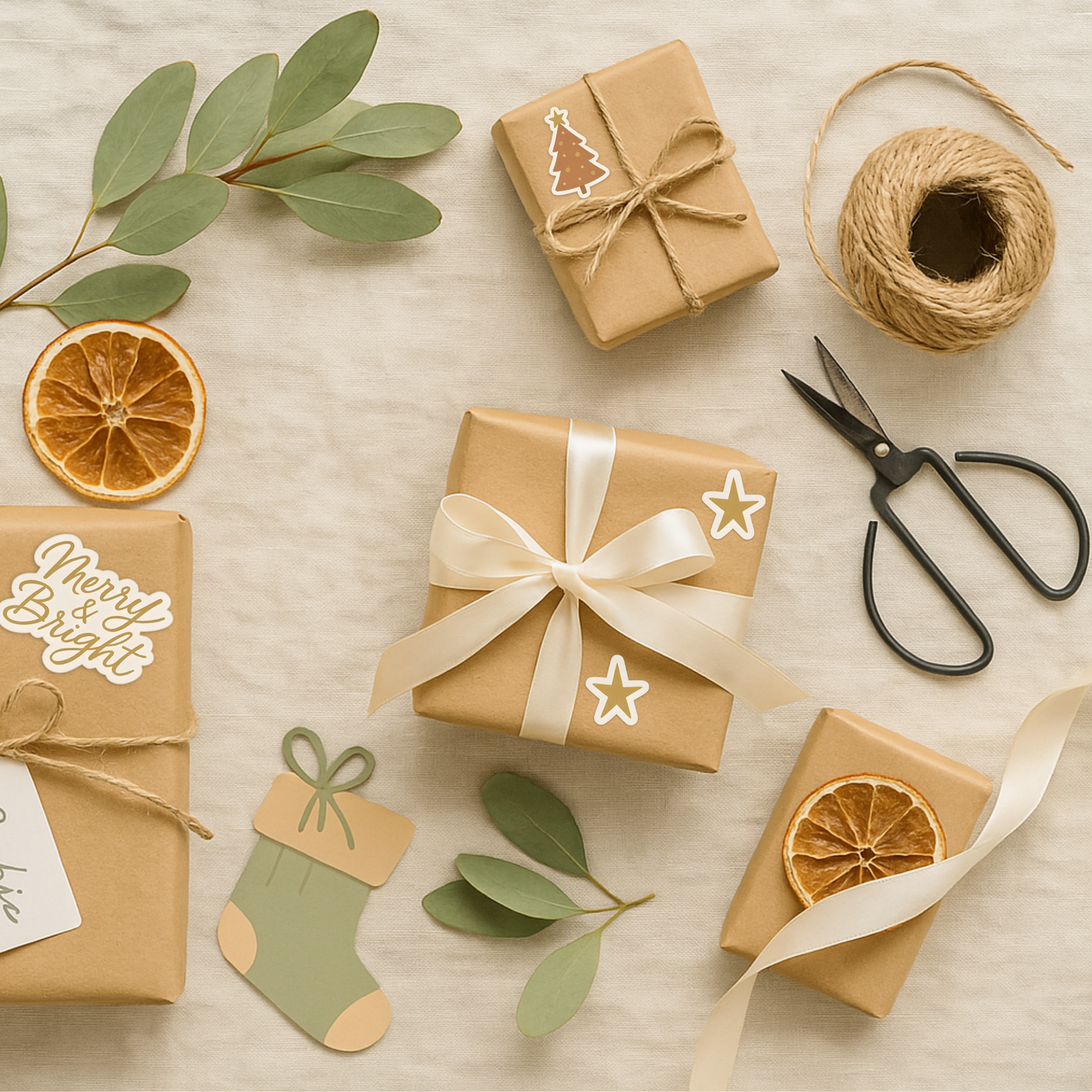 Cozy Christmas Sticker Collection